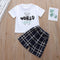 Summer boy short sleeve two-piece set